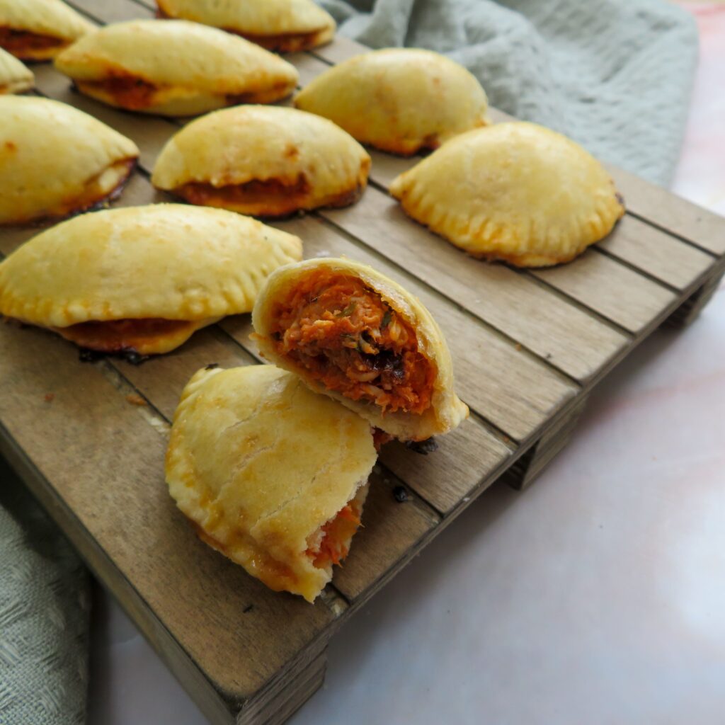 Tuna Empanadillas - oven baked-rootsandcook