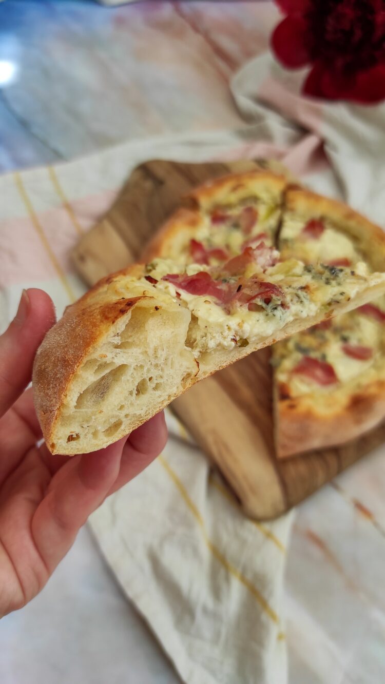 what to do with whey-whey pizza dough-rootsandcook