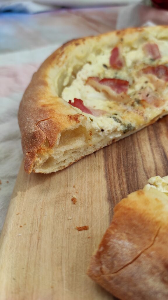 what to do with whey-whey pizza dough-rootsandcook