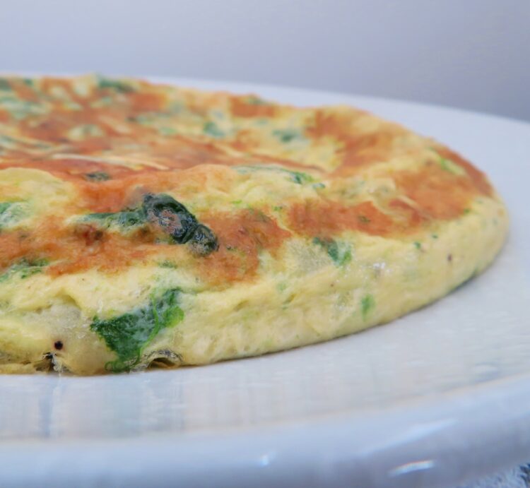 swiss chard omelette-rootsandcook