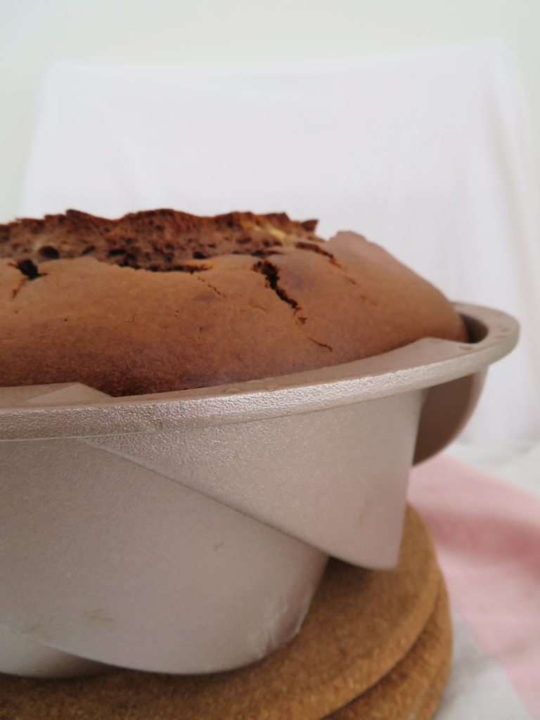 chocolate olive oil cake - bizcocho marmolado de chocolate y aceite de oliva