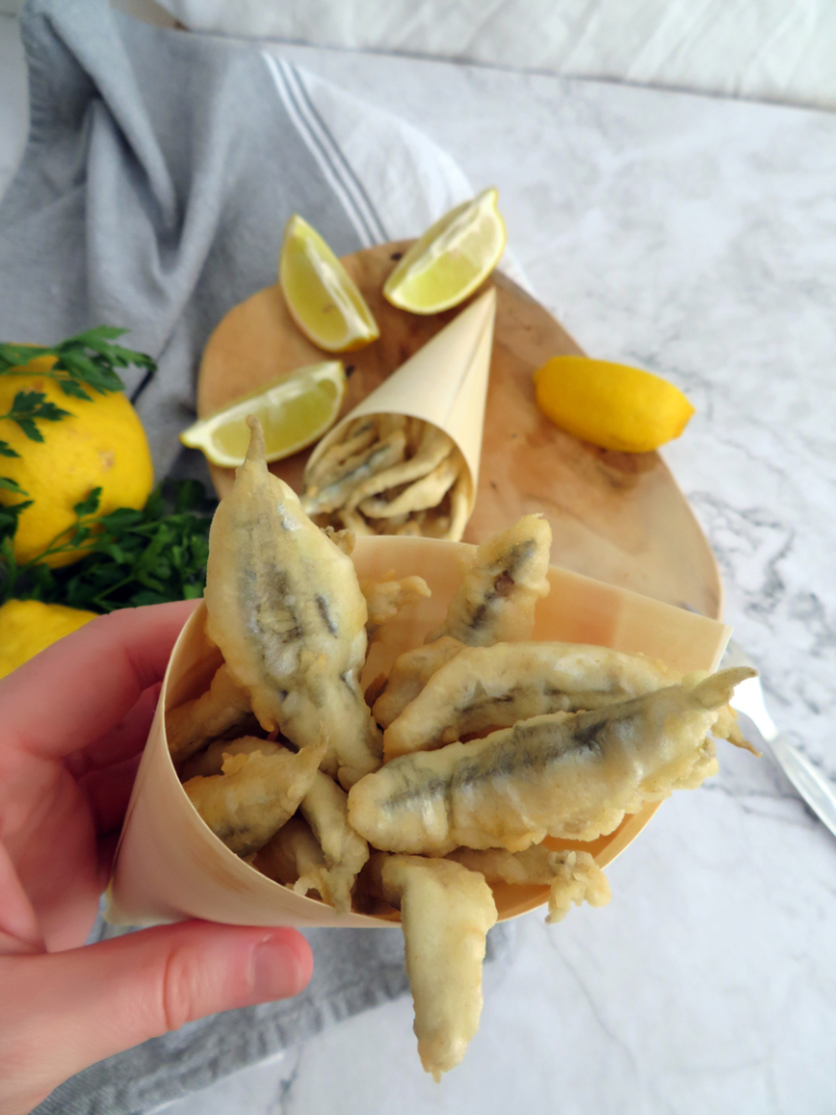 Boquerones fritos - Spanish Fried anchovies