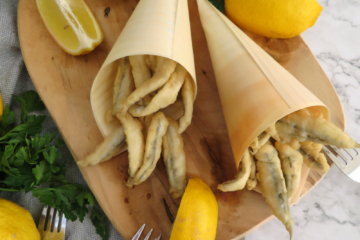 Boquerones fritos - Anchoas fritas españolas