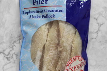 bacalao salado del Jumbo en Holanda-salted cod frim the supermarket in the netherlands