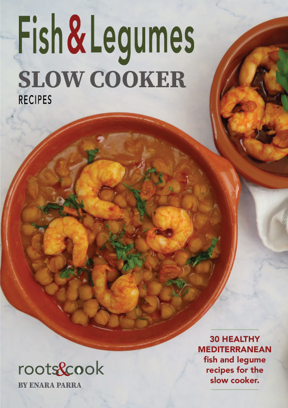 fish and legumes - slow cooker recipes - rootsandcook - book cover