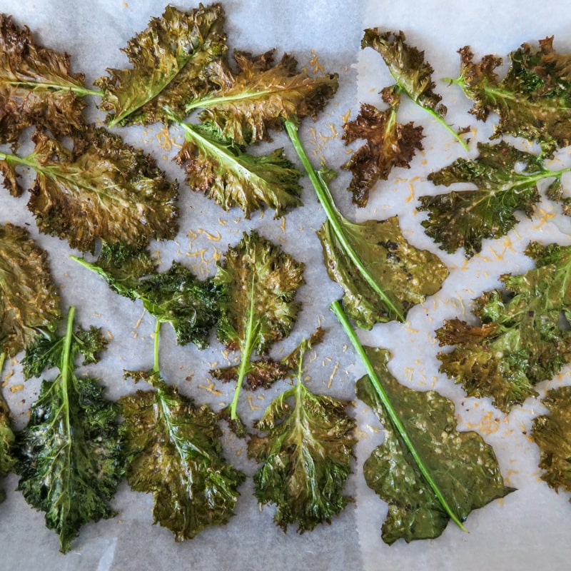 easy kale chips-summer snack