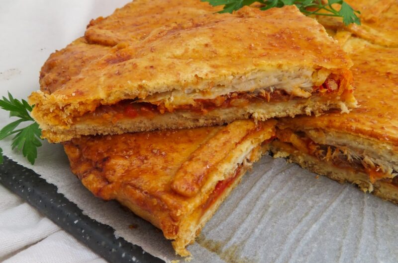 Sardine empanada - Galician pie with sardines