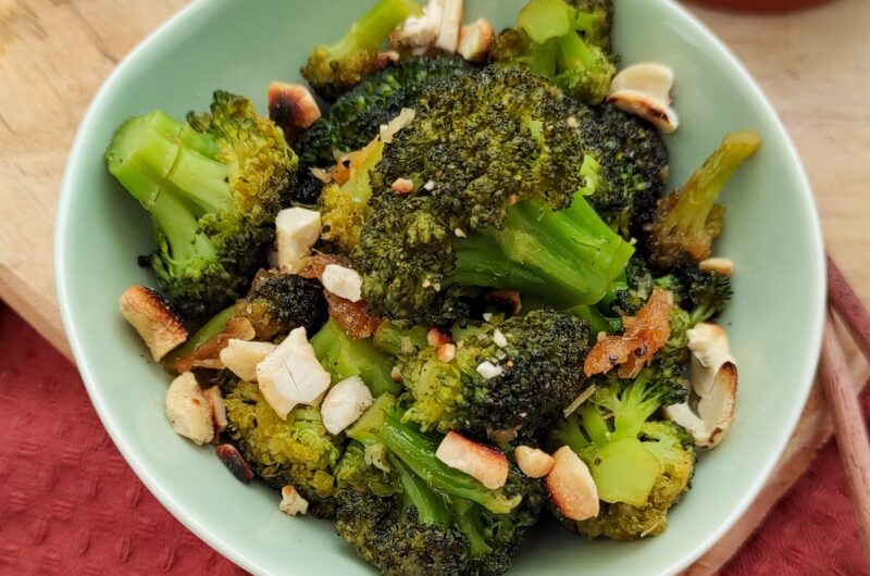 Easy broccoli with mandarin and soy sauce