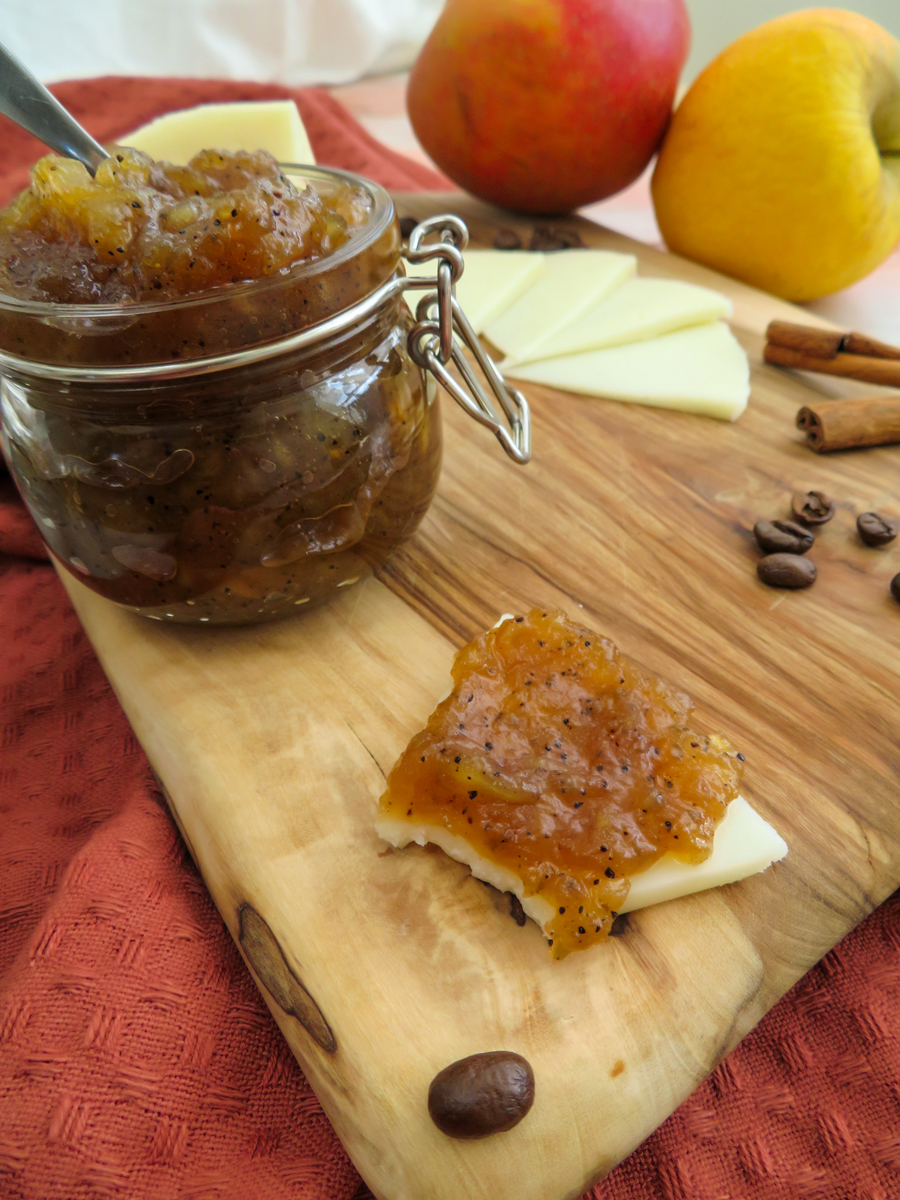Apple and coffee jam RootsandCook