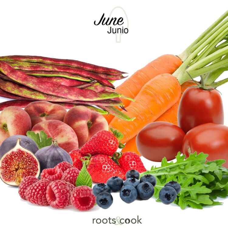 June Produce Guide-What is in season-rootsandcook