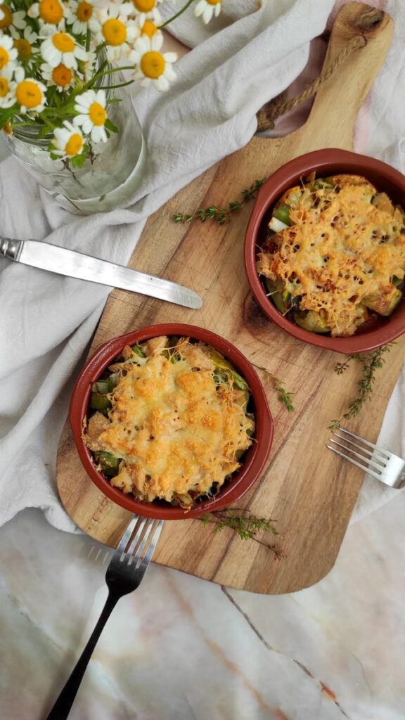 Baked zucchini casserole by rootsandcook