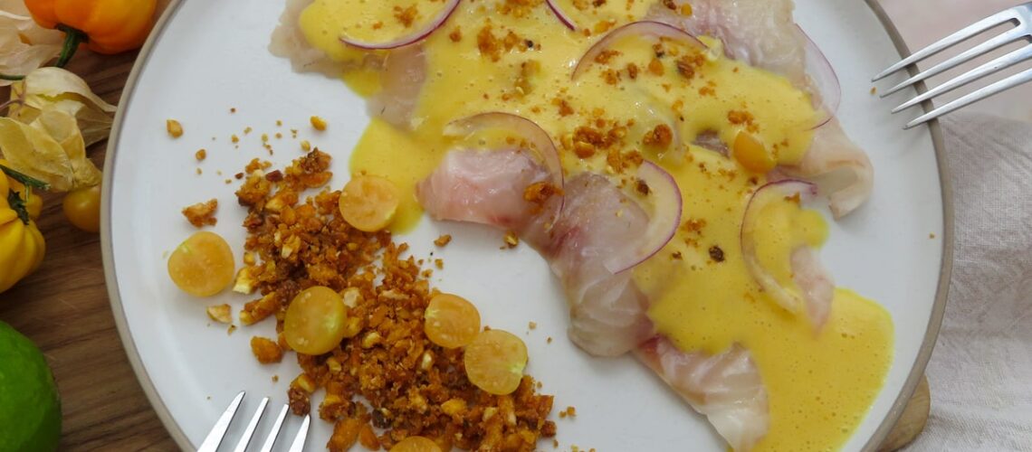 tiradito de lubina - rootsandcook