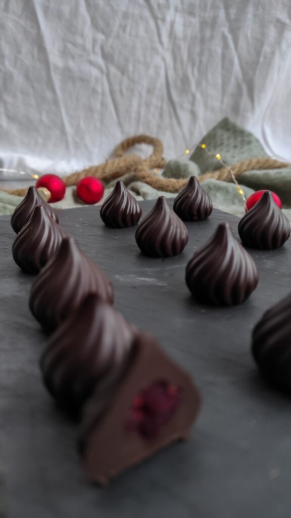 Chocolates rellenos fáciles