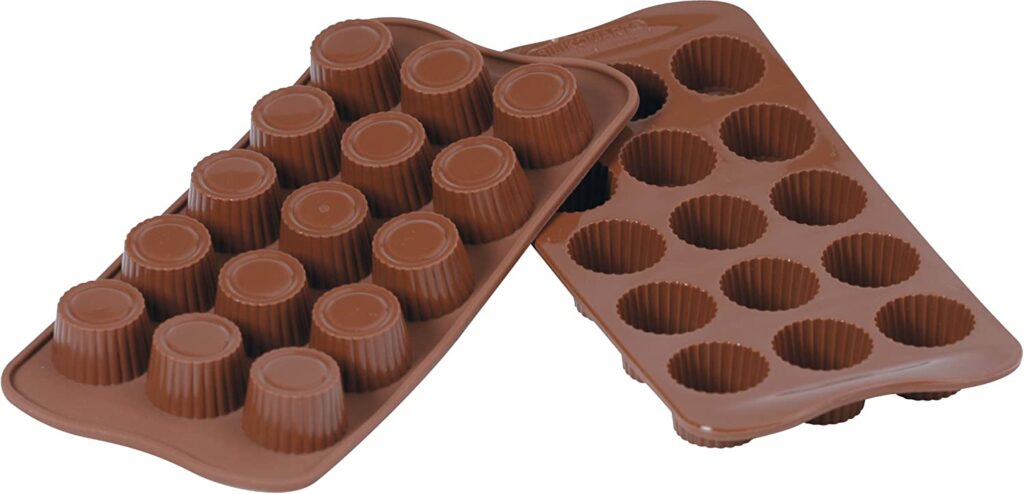 Chocolates rellenos fáciles-moldes