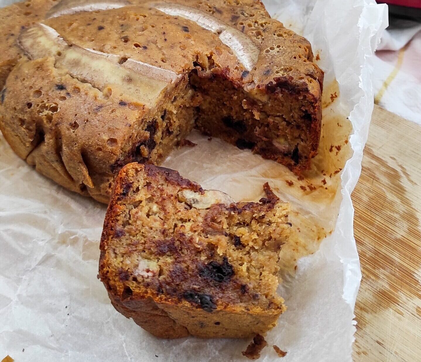 Crockpot Chocolate Chip Banana Bread 