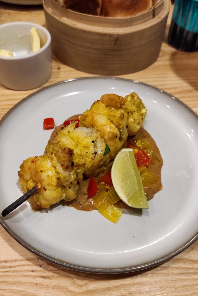 fish satay at first coast-edinburgh food guide