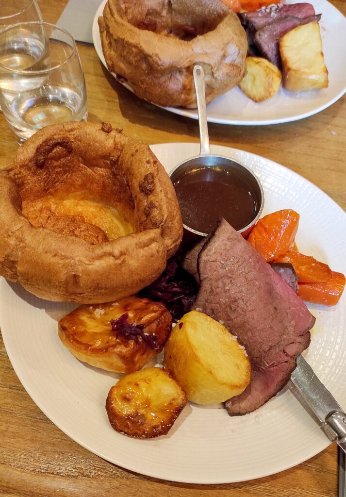 sunday roast at badgers-edinburgh food guide