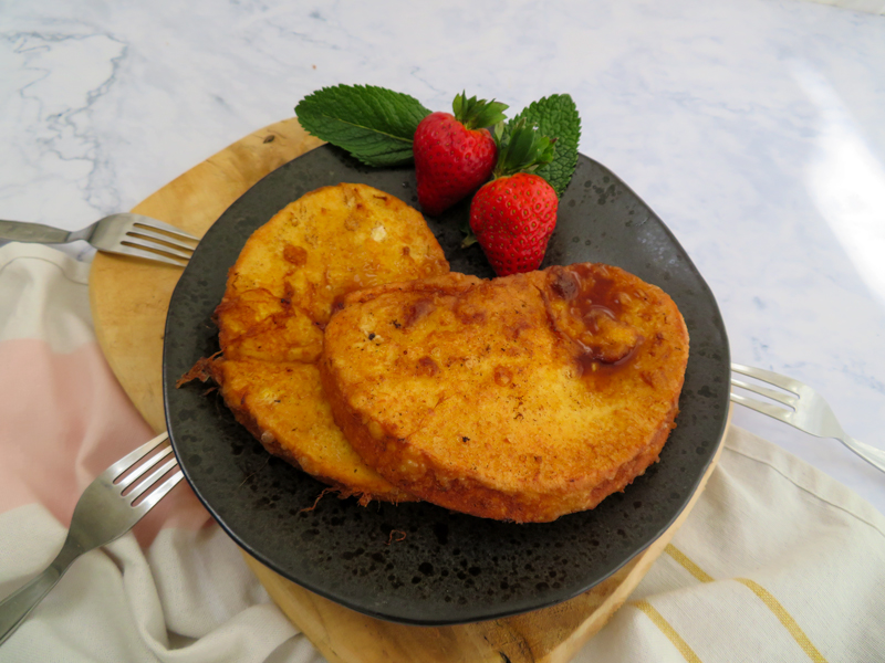 Torrijas with coffee and rum sirope-rootsandcook