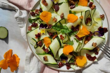 Zucchini salad-rootsandcook