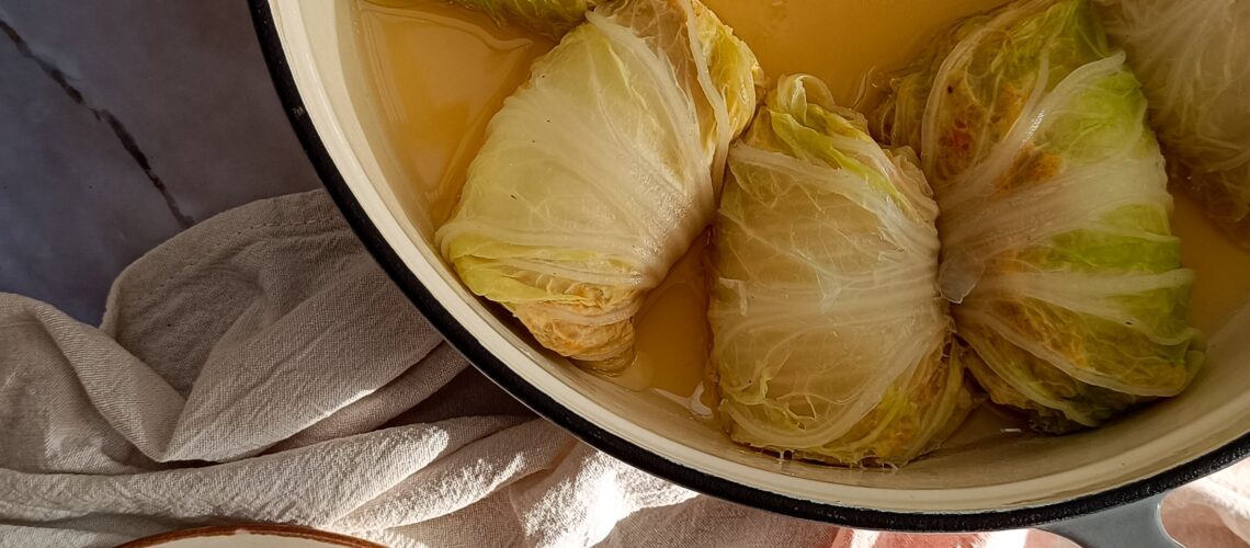 cabbage rolls-Korean style cabbage rolls-rootsandcook