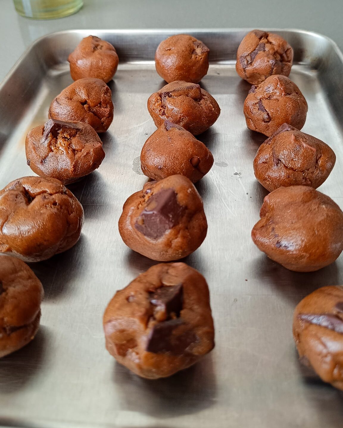 galletas de chocolate y café-rootsandcook